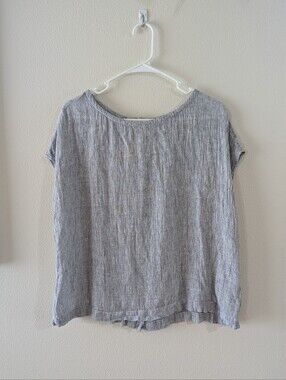 100% Linen Boxy Top